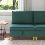 Sofa su saugojimu Audinys