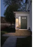 Solar Plus Fasadinė armatūra Cone G2 juoda, DIP-Kelvin 3000K/4000K, 380-1050lm. Sklaidos kampas 50&deg;, 4-10W, IP65, IK08. Fazių reguliavimas (galinis kra&scaron;tas).