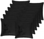 Pagalvėlės užvalkalas 12 pcs HOUTEN Juoda 50 x 50 cm Flanelė