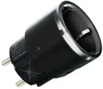 Shelly Wave Plug S &ndash; Z-Wave 800 i&scaron;manusis lizdas, juodas