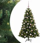 Dirbtinė kalėdinė eglutė su rutuliuku 120 cm 150 LED
