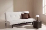 Venture Design Sulankstoma lova-sofa Bodil, balta