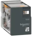 Schneider Miniatiūrinė ki&scaron;tukinė relė Harmony 3A 4CO be LED diodo 24V AC (RXM4LB1B7)