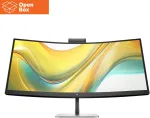 HP 534pm Series 5 Pro WQHD USB-C Curved Conferencing Monitorius - OPENBOX - 34" 3440x1440 WQHD 400-nit AG, VA, USB-C(100W/15W)/HDMI/DisplayPort, 3x USB-A, speakers, 5MP webcam, RJ-45 LAN, height adjustable/tilt/swivel, 3 metai (replaces E34m) (Pažeis ...
