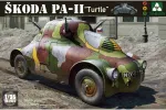 Surenkamas &scaron;arvuočio modelis &Scaron;koda PA-II &bdquo;Turtle&ldquo; 1/35 Takom 2024