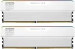 KLEVV URBANE V RGB DDR5-6000 RAM, CL30, XMP 3.0 & EXPO - 48 GB Dual Kit, baltas