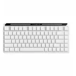 Klaviatūra FGG TITAN 75 TURBO HE RGB Baltas, Unionwell Float Glow HE Switches, US