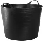Lankstus konteineris, krep&scaron;ys skalbiniams, piktžolėms, sodui, juodas, 27 l, kibiras