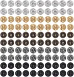 Pwshymi 100 vnt. 5 mm mini spaudžių rinkinys, 5 spalvų, apsauga nuo rūdžių, lengvi miniatiūriniai spaudės lėlėms, moterims ir vyrams