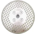 Dt-diatool deimantinis diskas 115 mm x m14 galvanizuotas pjovimo diskas ir &scaron;lifavimo diskas kietoms plytelėms, keramikai, porcelianui, akmens masės, granitui, marmurui