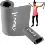 Guma treniruoklių juosta reabilitacijai, fitnesui Hms pilka 1-16kg