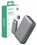 Aukey Pb-y57 Spark Mini Bank 20000mah Pd ir Qc 3.0 Usb-c 22.5w Led + kabelis