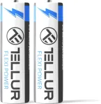 &Scaron;arminių baterijų rinkinys AA LR6 Tellur Flexi Power, 1,5 V, 4 vnt