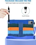 Katumo silikoninis dėklas vaikams, skirtas lenovo tab m11 (11 colių) 2024 plan&scaron;etiniam kompiuteriui tb330fu/331fc, apsauginis dėklas su peties dirželiu ir ra&scaron;ikliu, draugi&scaron;kas vaikams, spalvingas dėklas, skirtas lenovo tablet tab m11