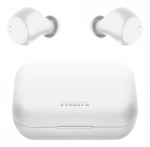 Ausinės STREETZ True Belaidės, Bluetooth 5, įkrovimo dėklas 500 mAh, baltos / TWS-111