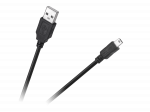 Cabletech USB - mini USB kabelis 1.8m Juodas