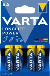 Varta Longlife Power &scaron;arminė baterija, 4 vnt AA (LR06) baterijos