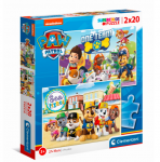 Clementoni Dėlionė 2x20 vnt. - &Scaron;unyčiai patruliai (Paw Patrol)