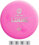 Discmania Rožinė Diskgolfo diskas Putter SOFT EXO LOGIC Evolution Rožinė