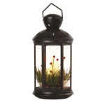 Emos LED decoration - Christmas lantern with candles