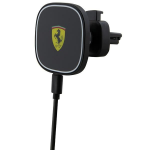Ferrari indukcinis įkroviklis FECHMGLK 15W grotelėms juodos spalvos 2023 Collection MagSafe