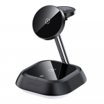 3in1 Acefast E16 15W inductive charging station for phone | headphones | watch - juodas
