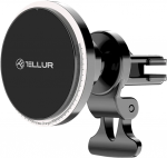 Tellur belaidis automobilinis įkroviklis, MagSafe compatible, 15W juodos spalvos