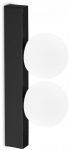Sieninis &scaron;viestuvas Ideal Lux 6W LED pavir&scaron;inis &scaron;viestuvas PING PONG, juodas, 3000K, 313252