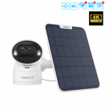 Reolink Wifi kamera pasukama sekimo Argus Track 4K 8Mpx su 6W skydeliu | Žmonių, transporto priemonių ir gyvūnų aptikimas ir sekimas | Baterija | Bevielis