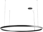 120W LED pakabinamas &scaron;viestuvas XAMBIT, juodas, 3000K