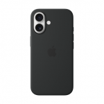 Apple iPhone 16 Silikoninis dėklas with MagSafe - Black