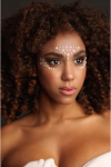 Ouch By Shots Bijoux Indiscrets Glow Face Stickers - Luminous Body Jewelry, Self-Adhesive