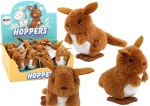 Lean Toys Prisukamas pliu&scaron;inis žaislas Kengūra