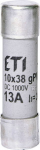 ETI CILINDO Įdėklas.CH10X38 GPV 13A/1000V DC