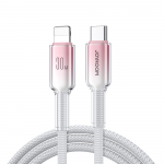 Kabelis USB-C Lightning Joyroom S-A42 30W 1,2m baltos spalvos