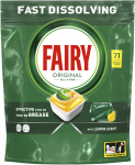 Indaplovių tabletės Fairy Platinum All In One Lemon, 71 vnt., citrinų kvapo