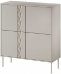 Cama Meble 4D komoda TRESSE 100x40x110 ka&scaron;myro matinė spalva