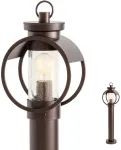 Pastatomas lauko &scaron;viestuvas COMPASS, E27, kavos sp., IP33, 9573