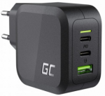 Green Cell Žalias Cell GC PowerGaN 65W USB-C PD Charger for laptops, MacBook, Tablets, and Smartphones