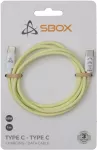 Sbox Geltonas USB-C&ndash;USB-C pintas laidas 1 m