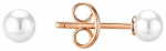 Auksiniai auskarai su perlais Brasco 53714