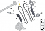 BMW Laikrodžio Grandinė 5 F10 F11 G30 G31 7 F01 F02 G11 G12 X5 E70 F15 G05 X6 E71 F16 G06 X7 G07 Originalus 11318475185