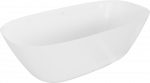 Konglomerato vonia Mexen Como, 170 x 82 cm, Baltas gloss