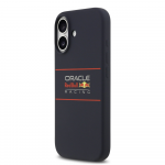 Dėklas Red Bull Raudona Bull Raudona Bull Silicone Horizontal Logo MagSafe for Apple iPhone 17 mėlynos spalvos
