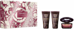 Set Versace Crystal Noir EDP 50ml + Losjonas kūnui 50ml + Du&scaron;o želė 50ml
