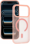 Tel Protect Mist Matte Magsafe dėklas skirtas Apple iPhone 17 rožinės spalvos oranžinės spalvos