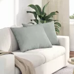 Sofa Pagalvės 2 pcs &Scaron;viesiai pilka 70 x 50 cm