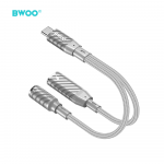 Telforceone BWOO 2 in 1 Adapteris Type C to Type C /3.5MM Jack BZ67