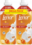 LENOR Audinių Mink&scaron;tiklis Gold Orchid & Vanilla 2 x 987 ml (94 Skalbimai)