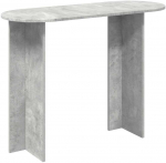 Konsolinis stalas su saugykla Betono pilka 100 x 39,5 x 75 cm